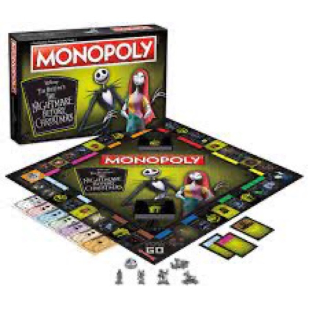 🎃HP🎃Monopoly Board Game Nightmare Before Christmas.  New